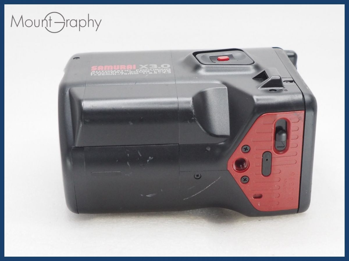 KYOCERA 京セラ SAMURAI X3.0 コンパクトカメラ 完動品 美品 中古】KYOCERA 京セラ SAMURAI X3.0 レッド コンパクトフィルム