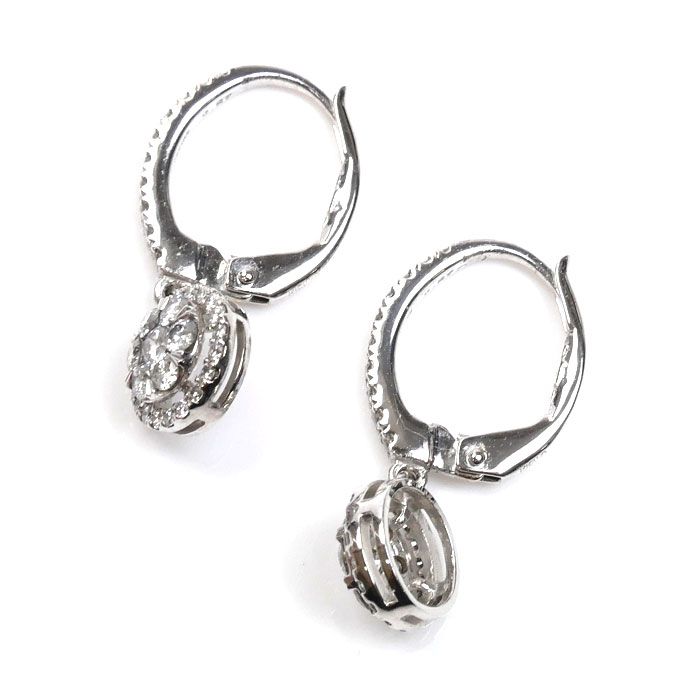 Vendome Aoyama ヴァンドーム青山 Pt950/K18WG ダイヤ ピアス