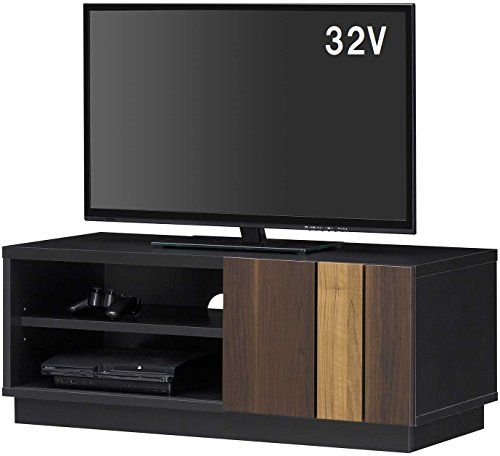 ティレスタ1 TL1-3590SDBK 奥行39.6cm 高さ35 幅90 ブラック 型 V 32 AVボード 台 テレビ 白井産業