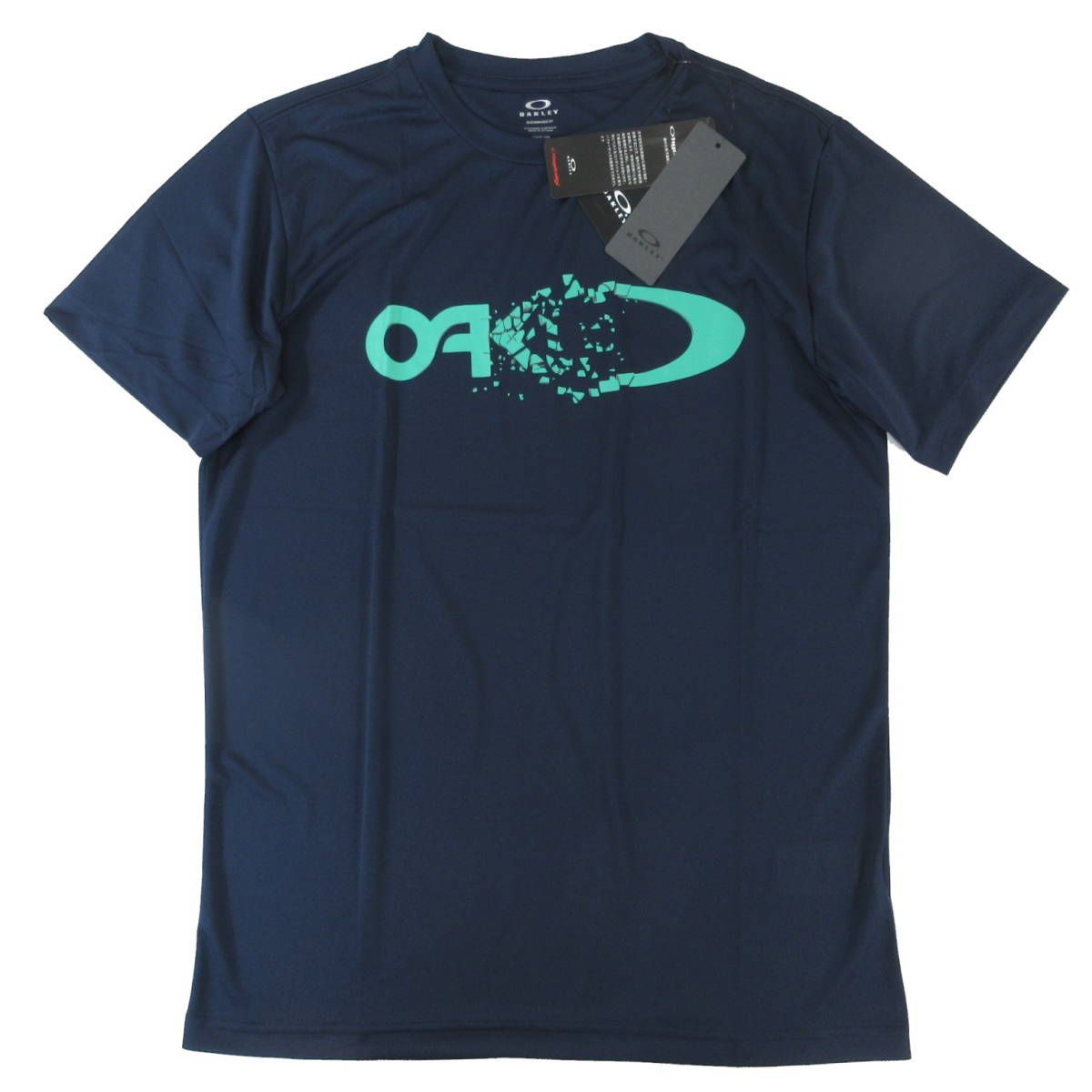 新品 OAKLEY オークリー 吸汗速乾 通気性 ENHANCE MESH SS TEE 11.0  エンハンス メッシュ 半袖 Tシャツ 紺 402425