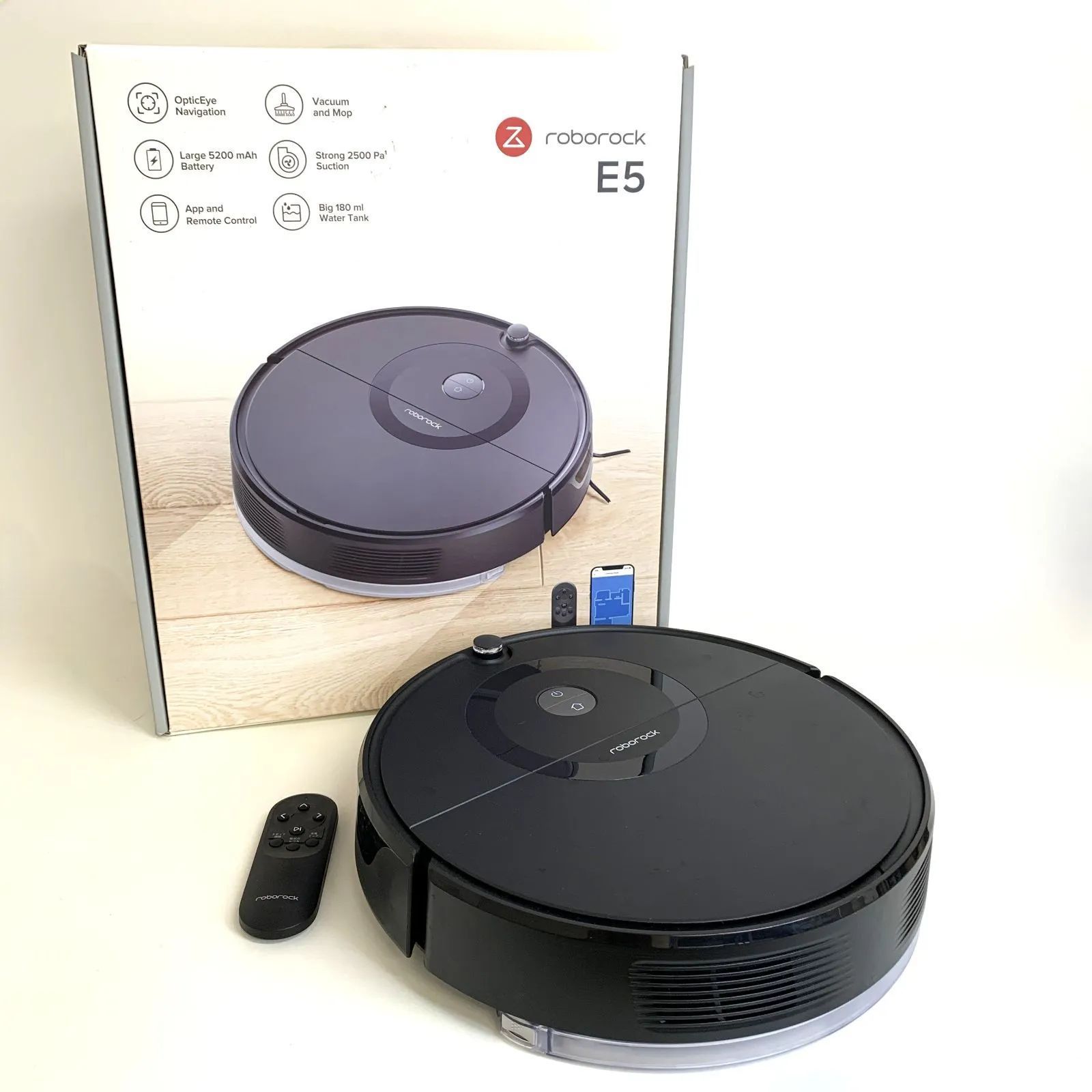 ロボロック(Roborock) E5 黒 ロボット掃除機 Roborock E5 - キレイな 