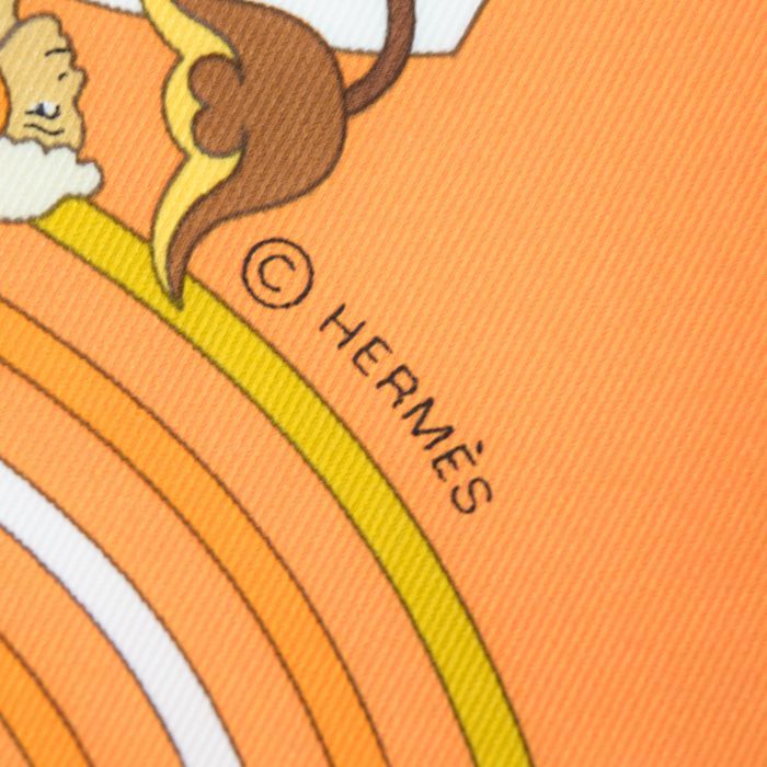 ★HERMES★ ミニスカーフ カレ40 H AU GALOP シルク オレンジ 楽天市場】エルメス HERMES カレ40 スカーフ スカーフ 衣料品