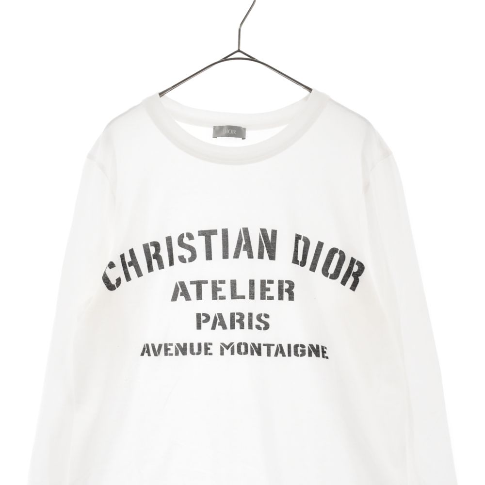 DIOR ディオール 20AW Atelier Logo L/S Tee アトリエロゴ 長袖Tシャツ