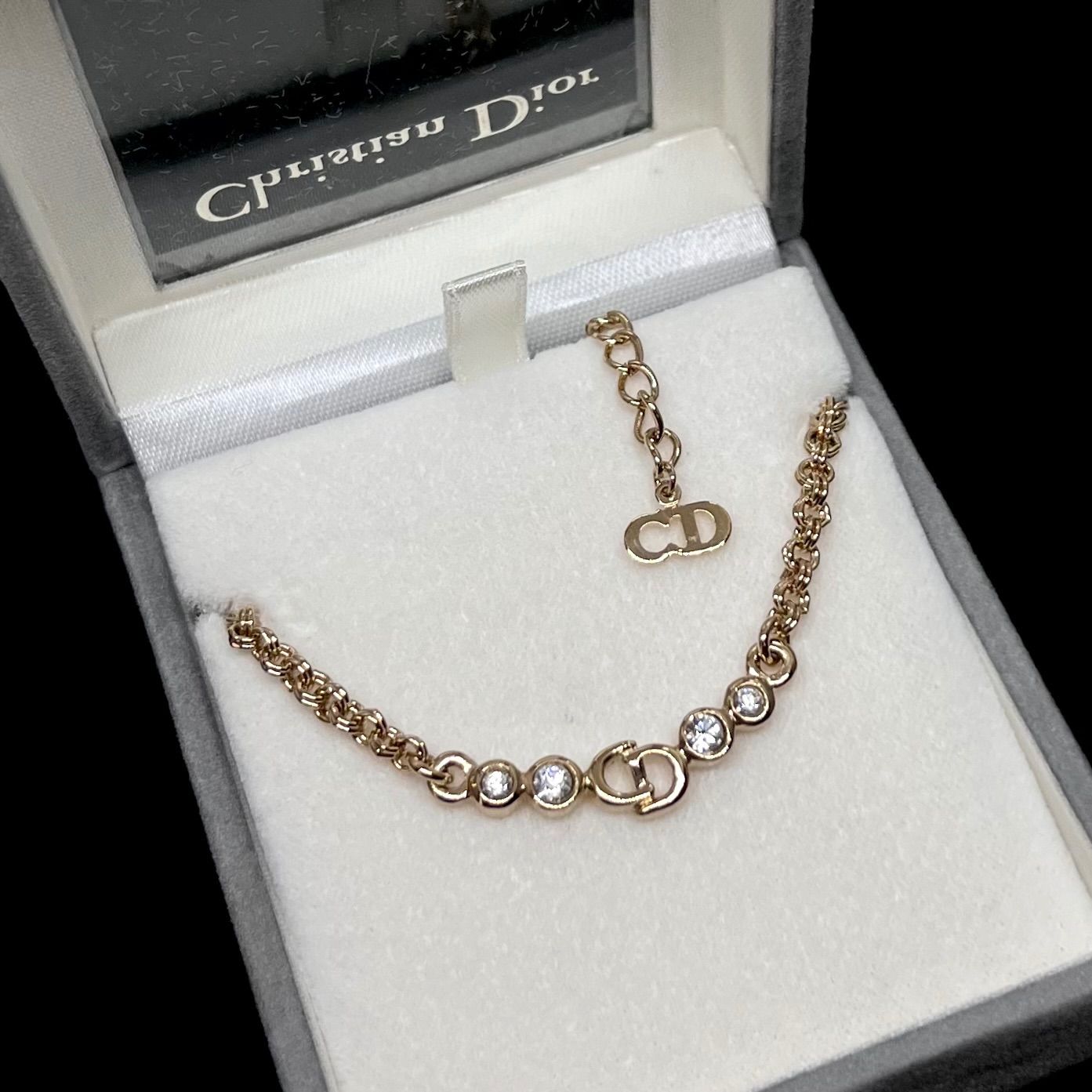 美品 Christian Dior クリスチャンディオール ロゴモチーフ