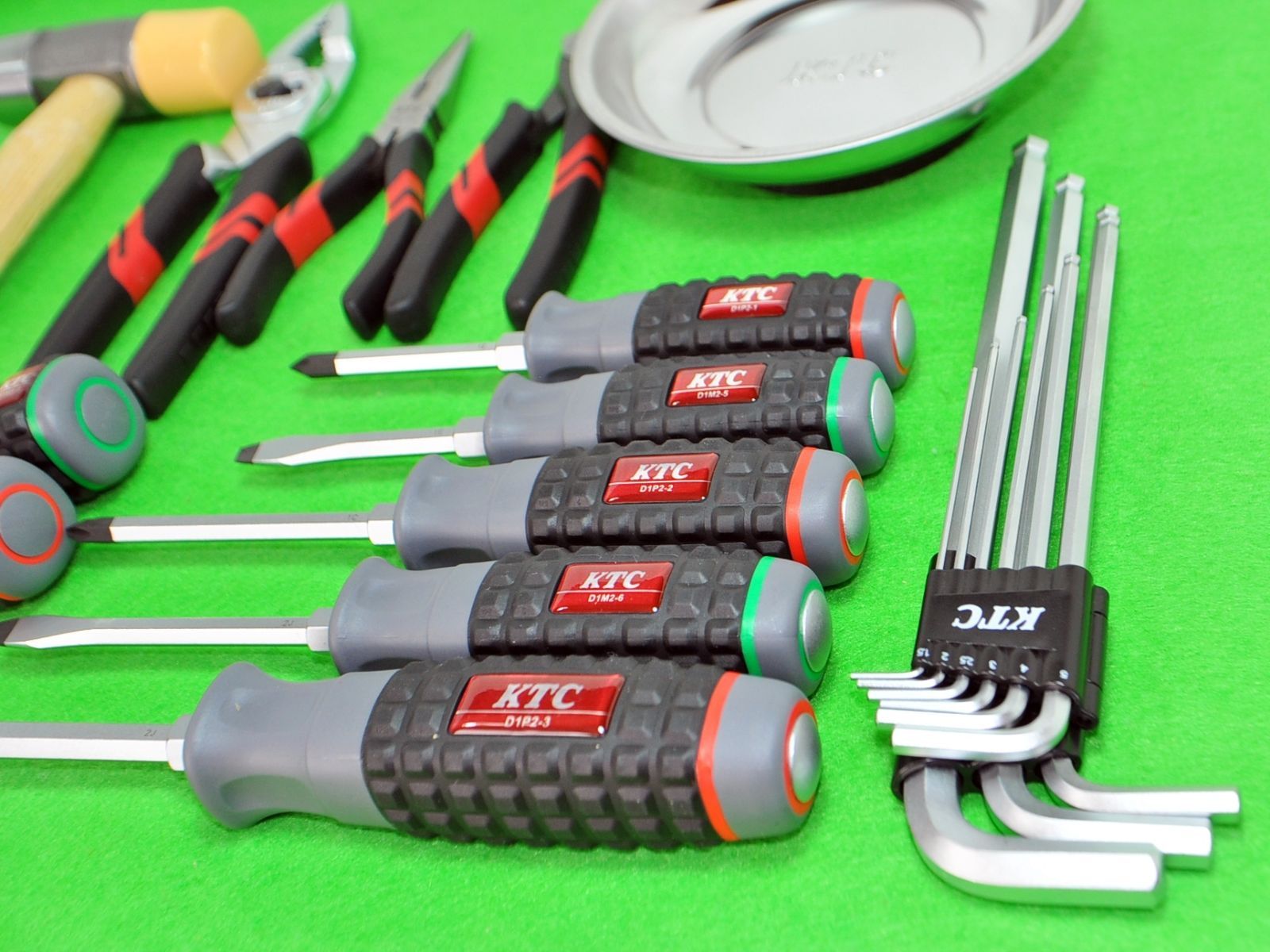 ○KTC 工具セット 4種類 メガネ・ドライバー・握り物・六角 ○KTC 工具セット 4種類 メガネ・ドライバー・握り物・六角