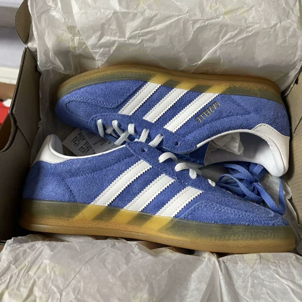 新品 ADIDAS アディダス HQ8717 Adidas Original Gazelle Indoor Trainers 男女兼用