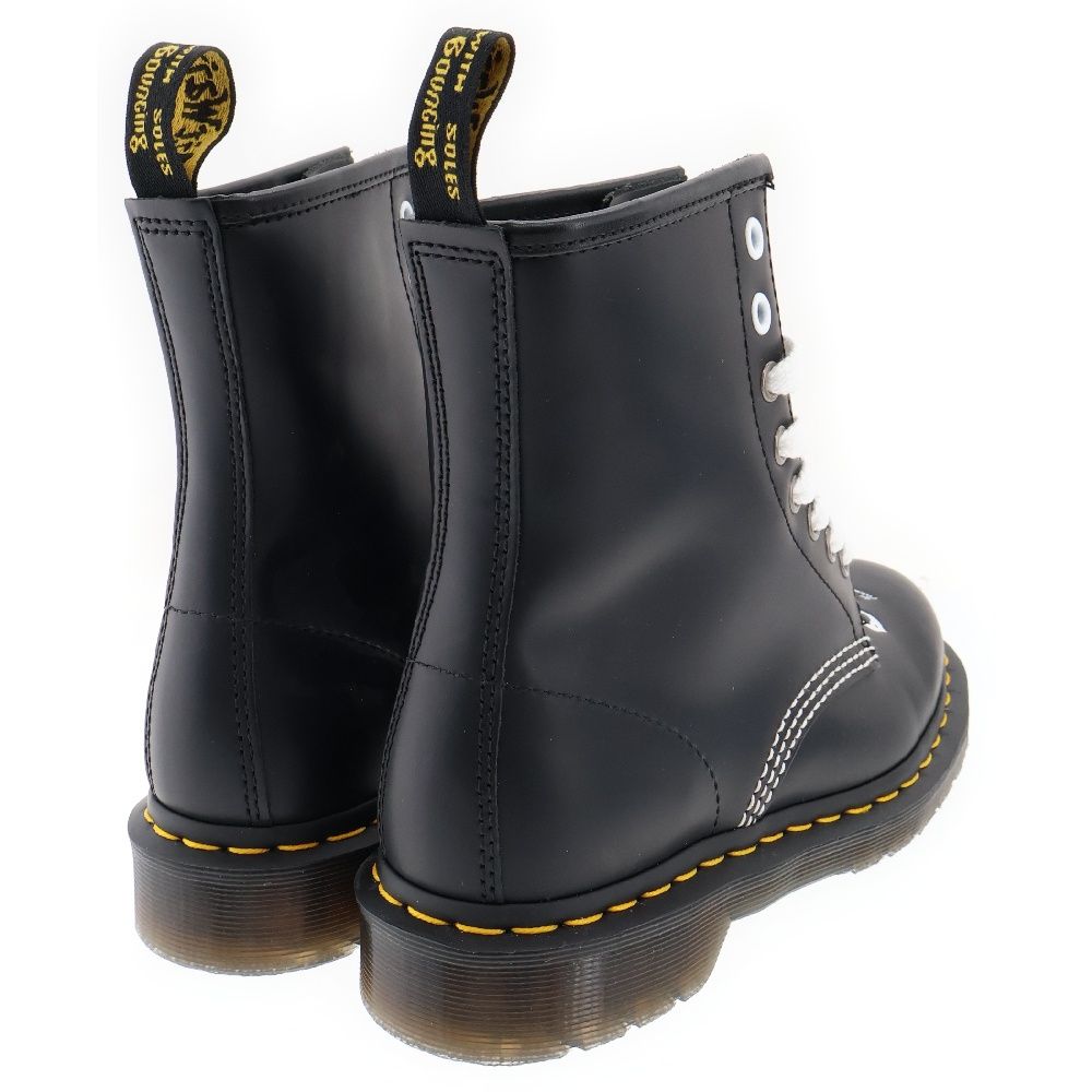 Dr.Martens (ドクターマーチン) ×CBGB & OMFUG 8EYE BOOT 60周年記念 レザー 8ホール レースアップ ブーツ  ブラック レディース 25919001 - メルカリ