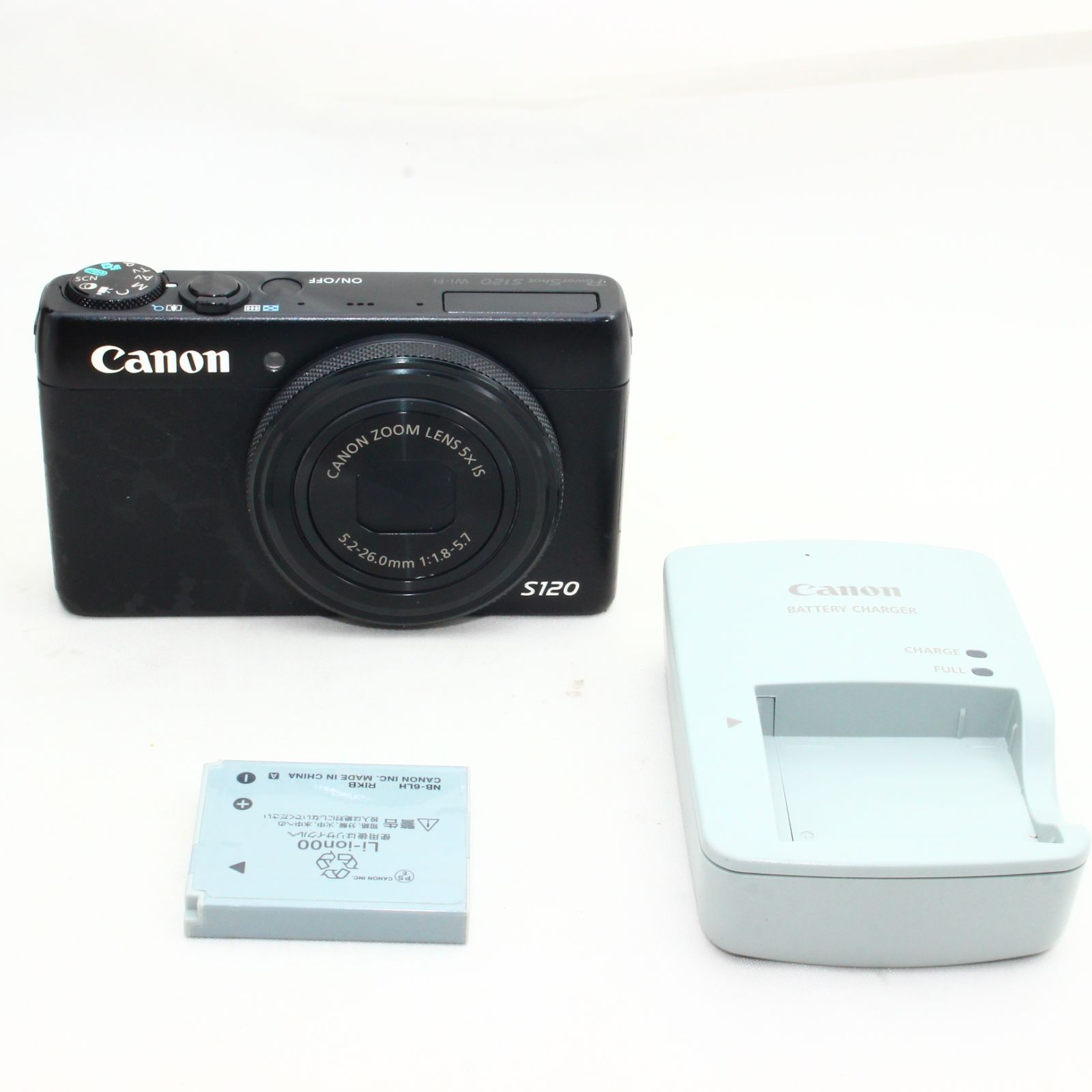 Canon デジタルカメラ PowerShot S120 ブラック - M&T Camera【中古