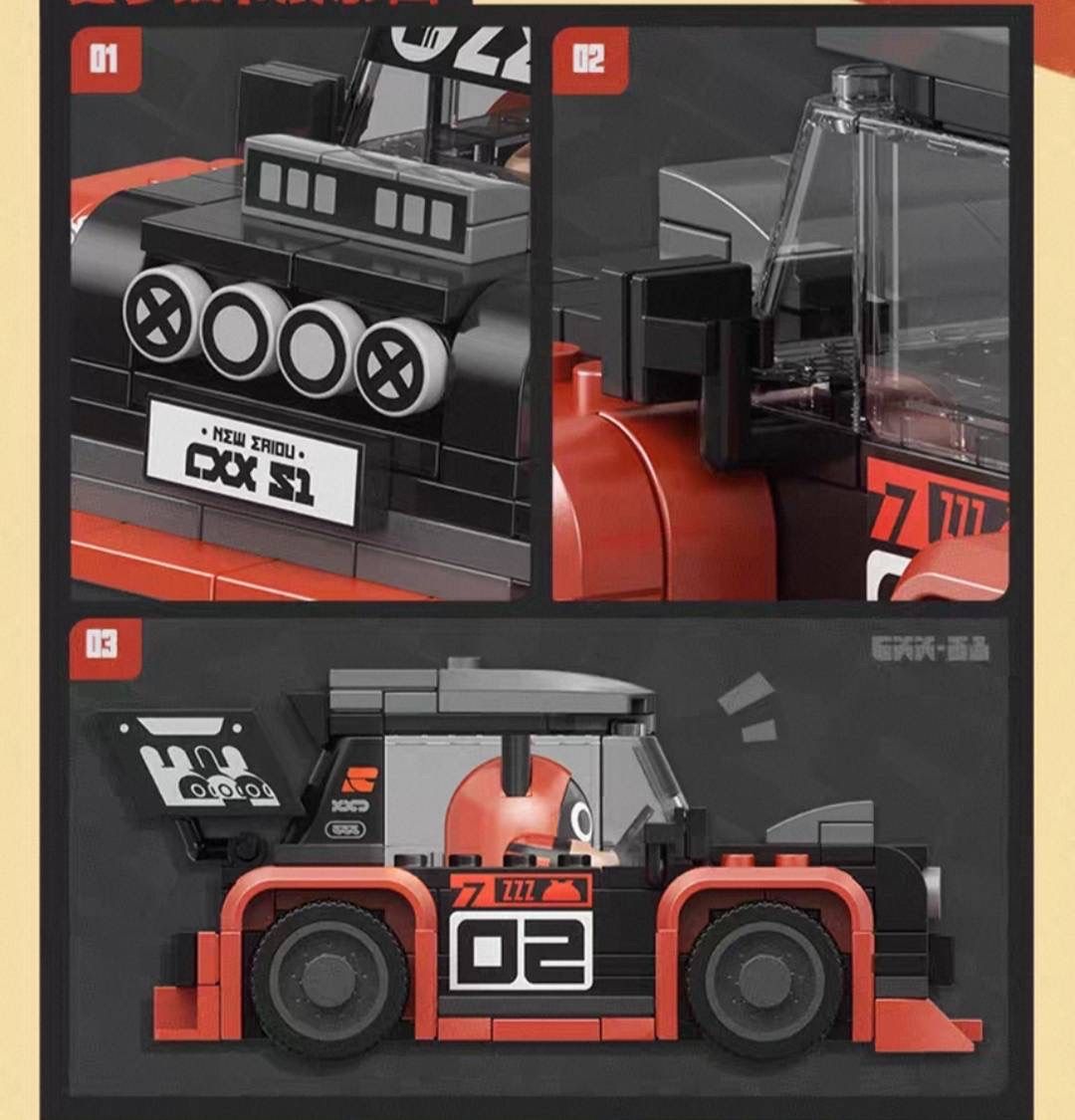 公式正規品 ボンプ 極速伝説 おもちゃ 車 積み木 ゼンゼロ ゼンレス