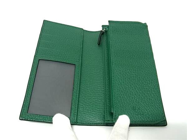 □新品□未使用□ GUCCI グッチ インターロッキングG レザー 二つ折り  