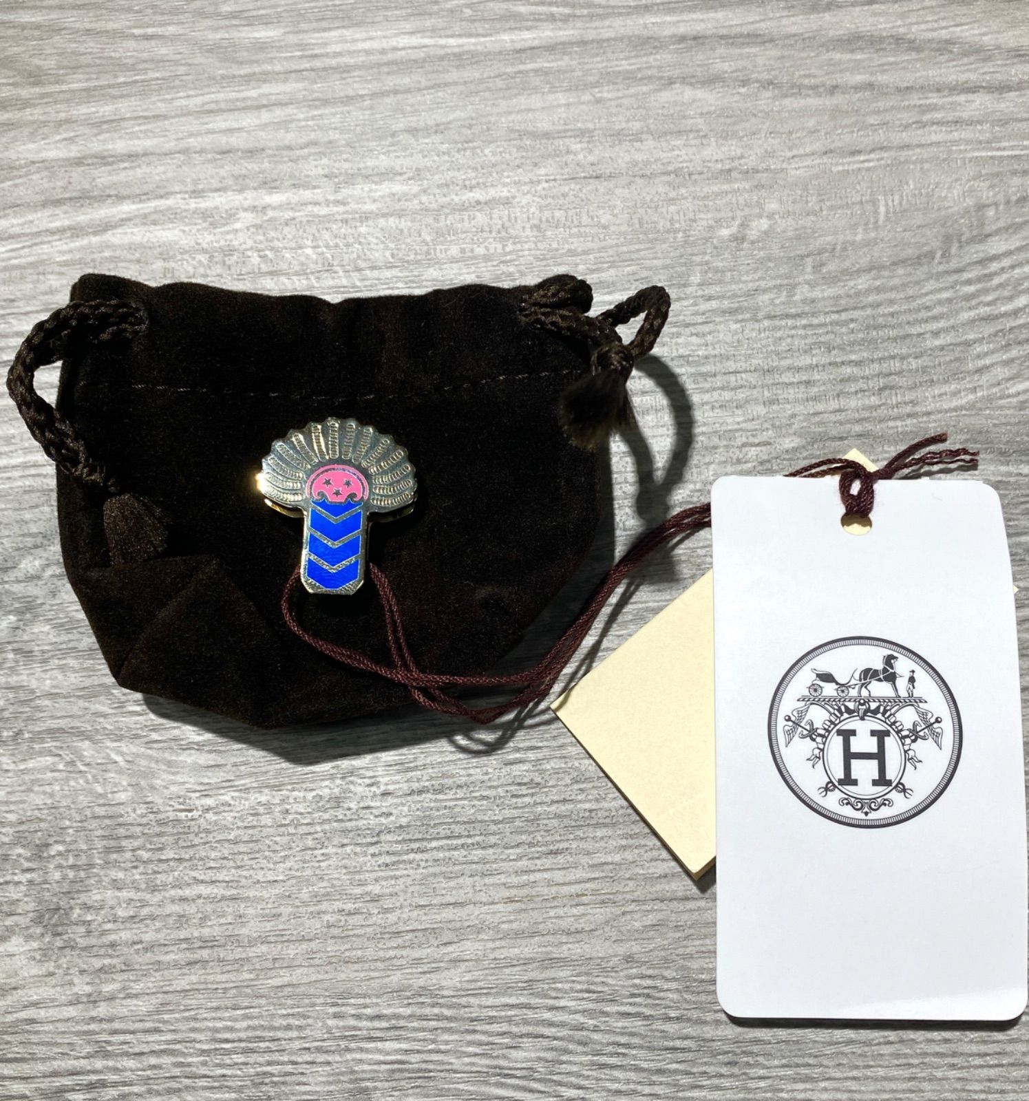 ☆EM1103 HERMES エルメス ツイリーリング スカーフリング 2023 SS 