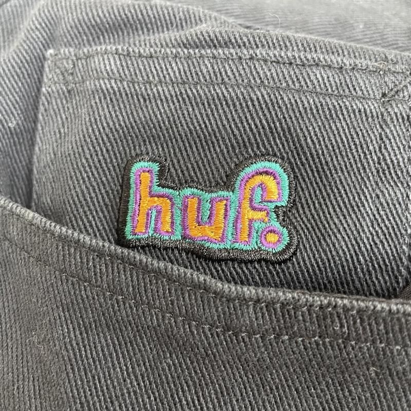 HUF ハフ パンツ デニム、ジーンズ CROMER クローマー シグニチャー パンツ デニム ジップフライ ロゴ 刺繍