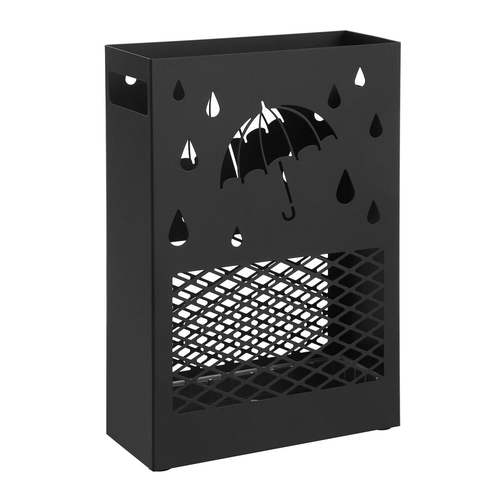【新着商品】SONGMICS 傘立て 傘入れ 傘立 かさたて 傘たて スリム スリム コンパクト 安定 業務用 傘置き 傘スタンド 傘収納 傘 収納 玄関 入口 エントランス 着脱式水受け皿付き 玄関収納 イ
