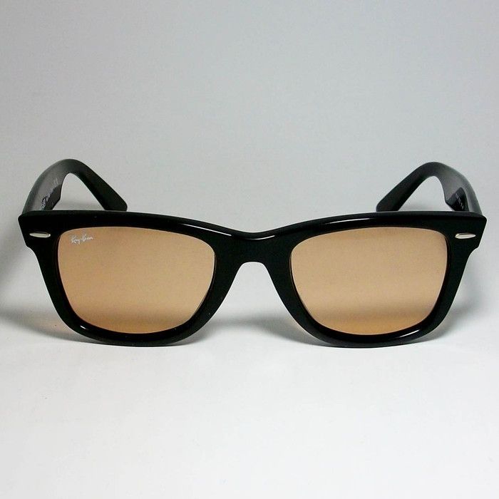 Ray-Ban レイバン RB 2140 F-6014 B オレンジ ブラウン サングラス クラシック ブラック × ライトオレンジ 日本 の安心感 F-601 4 WAYFARER ウェイファーラー