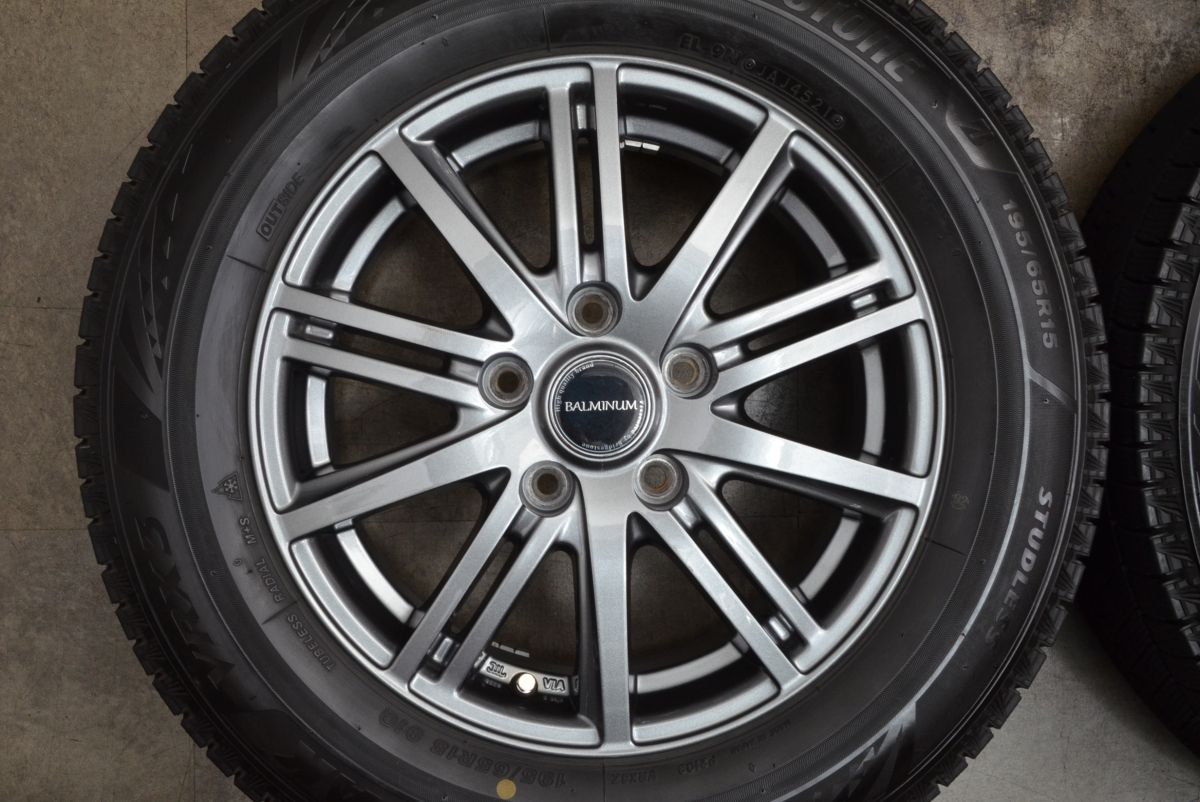バリ溝 VRX3付 美品】バルミナ 15in 6J +45 PCD114.3