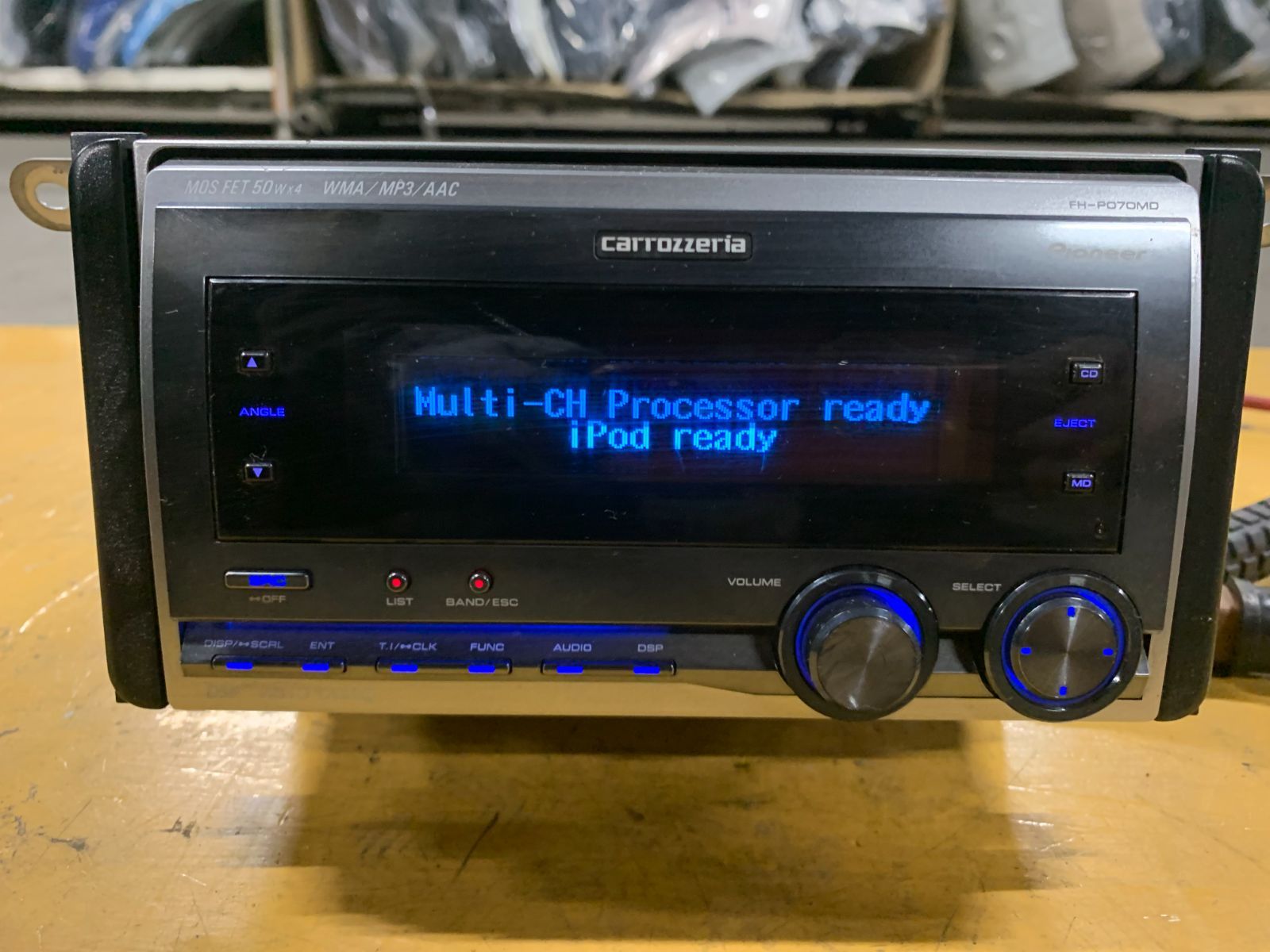 カーオーディオ FH-P070MD Pioneer Carrozzeria FH-P070MD 2DIN Car Audio CD MD MP3 DSP