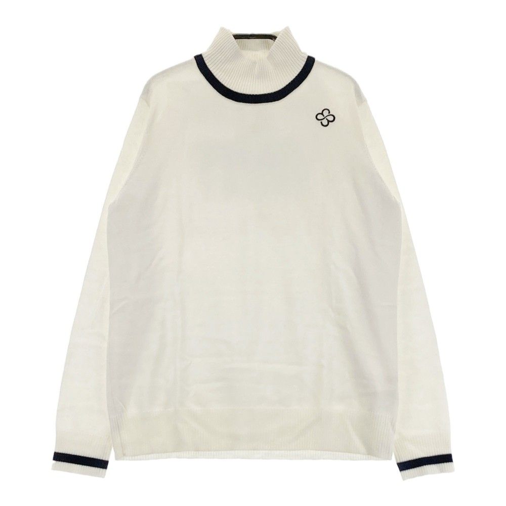 サイズ：L marie claire sport マリクレール スポール  ハイネック ニット セーター  ホワイト系 [240101376121] ゴルフウェア レディース ストスト
