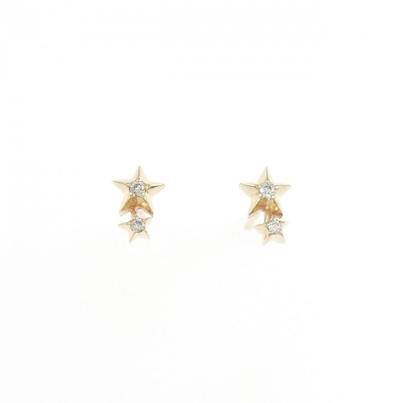 クミキョク スター ダイヤモンド ピアス