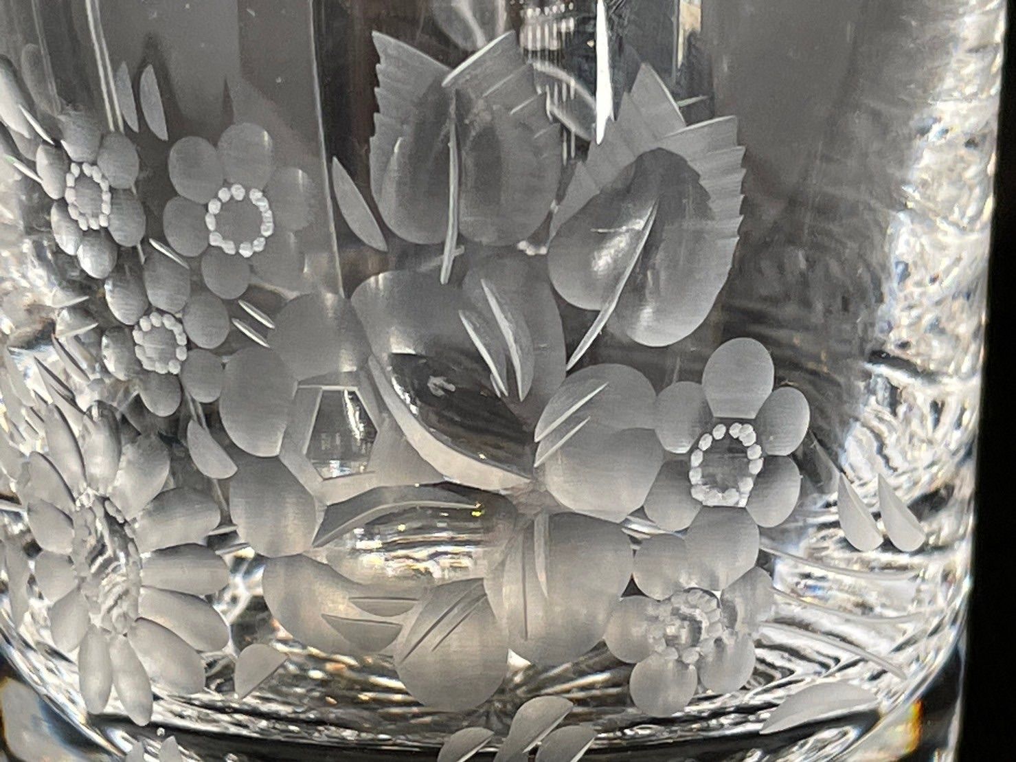 Meissencrystal マイセンクリスタル マイセンフラワー タンブラー①