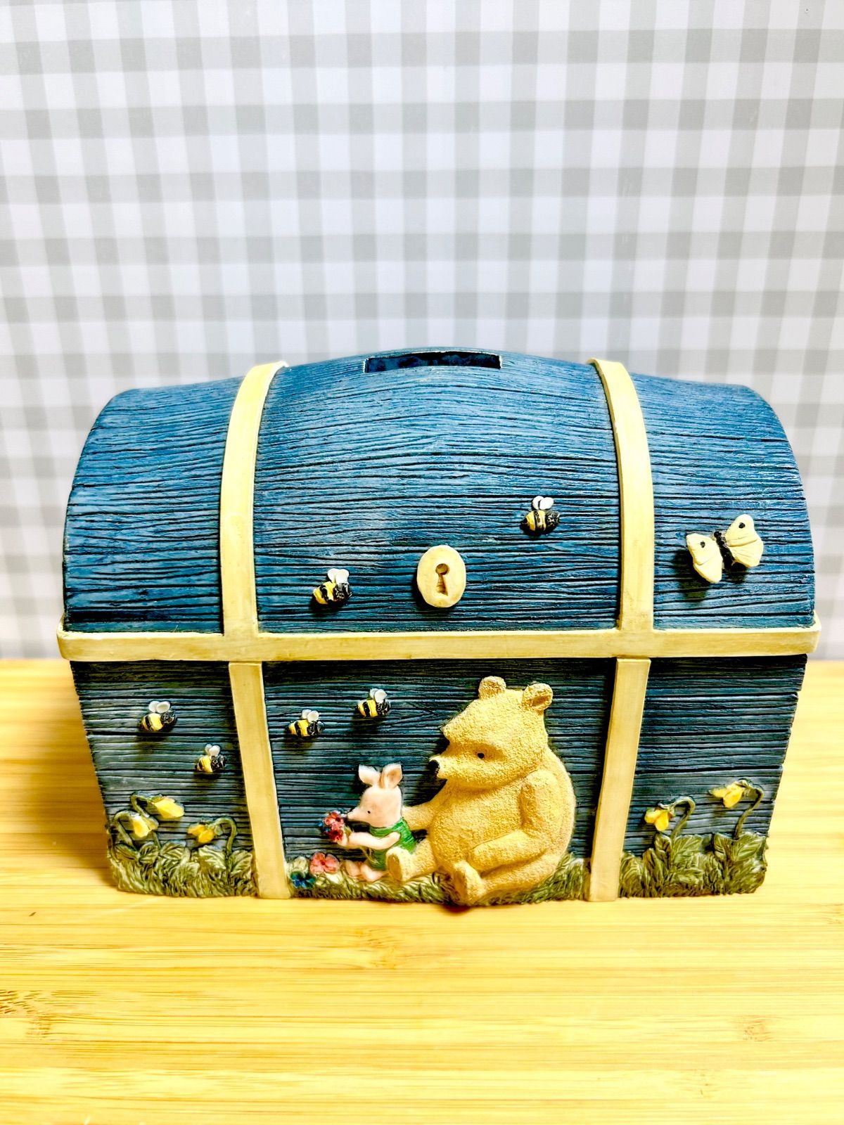 クラシックプー　貯金箱　置物 クラシック プー classic pooh 貯金箱 置物 ディズニー - メルカリ