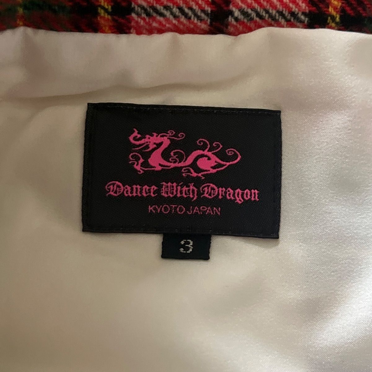 Dance With Dragon - 送料込♪新品♪ダンス ウィズ ドラゴン赤タータンチェック  フレアスカート♪2 ONLINE STORE 新商品入荷 | DANCE WITH DRAGON【 ダンスウィズ