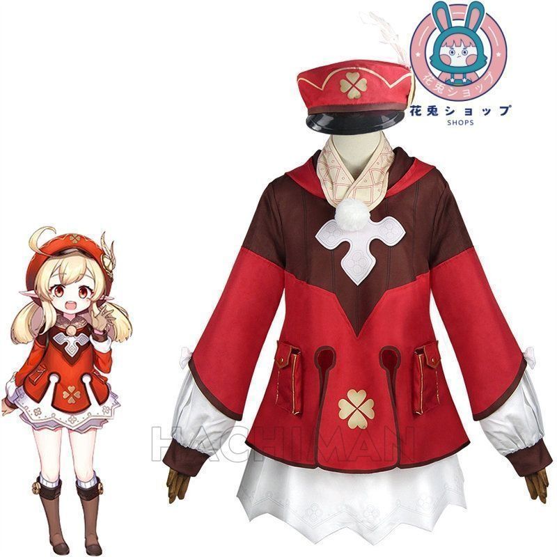 Klee コリー 可莉 コスプレ衣装 原神 げんしん ことう 仮装 豪華セット イベント 大人用 文化祭 Genshin cosplay コスプレ コスチューム ス