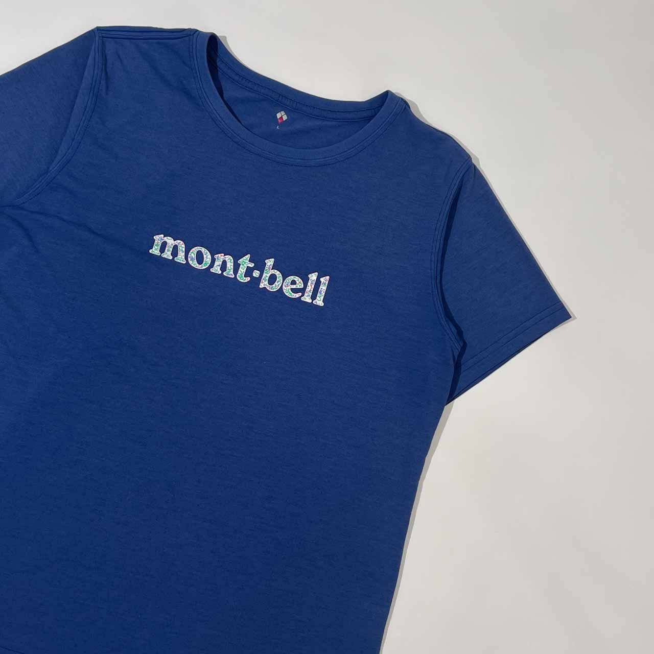 mont-bell モンベル 半袖 Tシャツ カットソー L/ブルー メンズ
