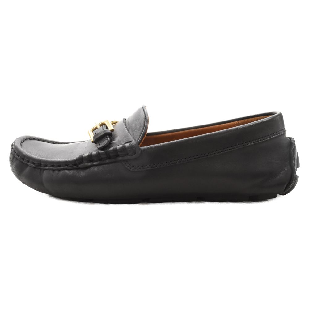 POLO RALPH LAUREN (ポロラルフローレン) ANDERS BIT 14557 レザー ビットローファー ドレスシューズ ブラック