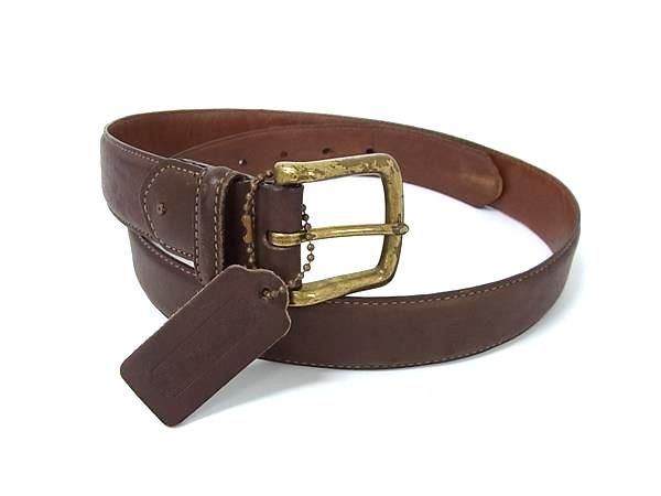 COACH コーチ レザー ゴールド金具 ベルト 表記サイズ 34/85cm