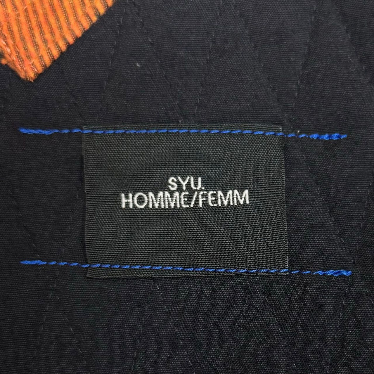 定価39500円 新品 SYU.HOMME/FEMM キルティングベスト ジレ シュウオム