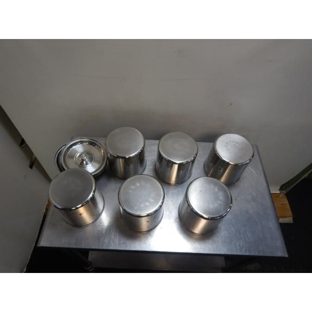 キッチンポット　6個 楽天市場】【赤川器物製作所】 21-0 目盛付角キッチンポット