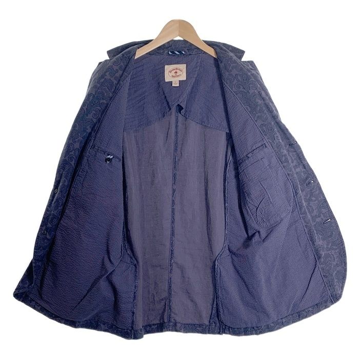◎極美品◎ブルックスブラザーズ　テーラードジャケット　リネン　ペイズリー柄　紫 Brooks Brothers ブルックスブラザーズ ペイズリー柄 リネン