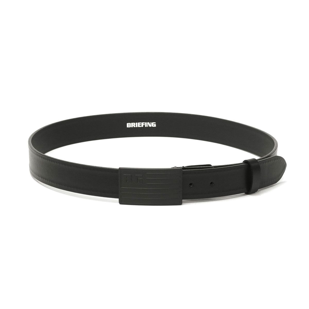 日本正規品 ブリーフィング ゴルフ ベルト BRIEFING GOLF BG BUCKLE LEATHER BELT BGバックルレザーベルト 牛革 本革 メンズ BRG191M38 ブラック(010)
