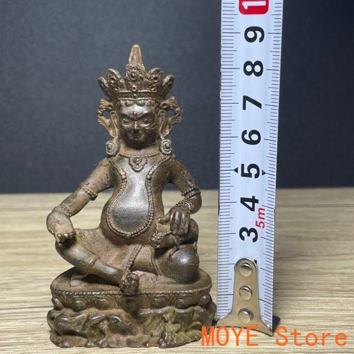 珍藏純銅鎏金仏像黄財神仏像インテリア置物美品収蔵品