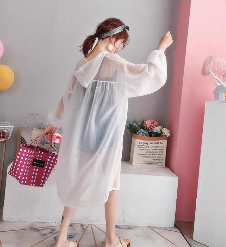 ひんやりカーディガン 日焼け対策 UVカット ラッシュガード レディース ビキニカバー ロング シアートップス 春 夏 サマー 薄手 透け感 楽天市場】ひんやりカーディガン 日焼け対策 UVカット ラッシュ