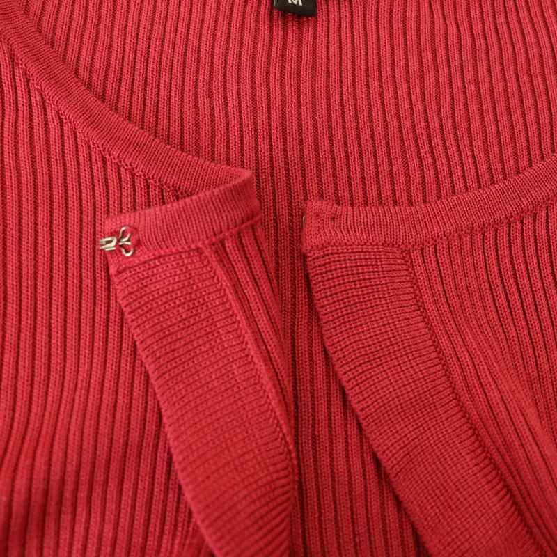 トッカ TOCCA シルクリブショートカーディガン ボレロ ニット 七