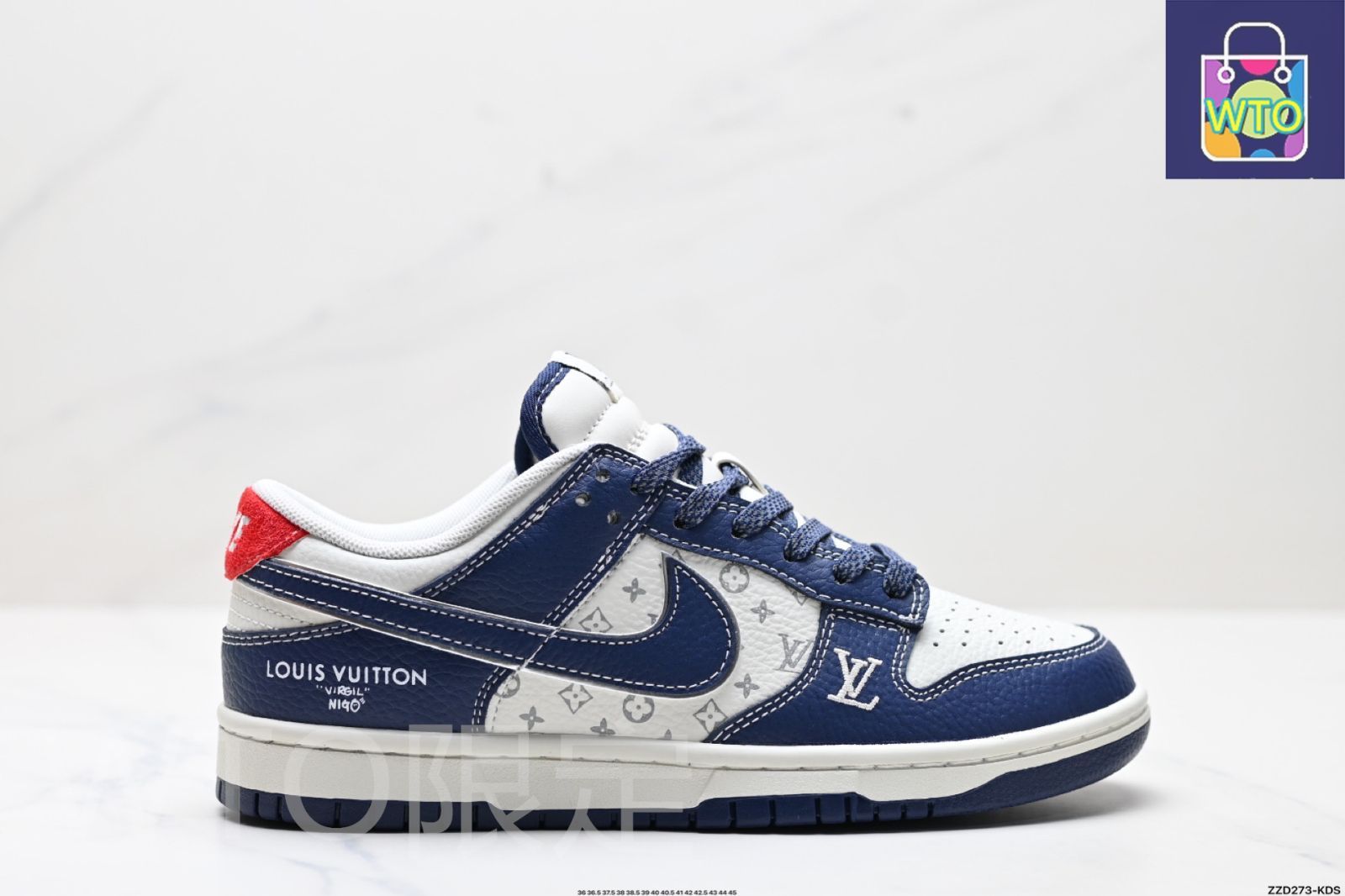 全新未使用Nike Dunk Low Retro DIYハイエンドカスタム ルイ