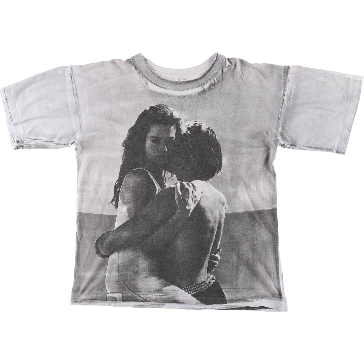 古着 90年代 オールオーバープリント フォトTシャツ メンズXL相当 ヴィンテージ|eaa576273