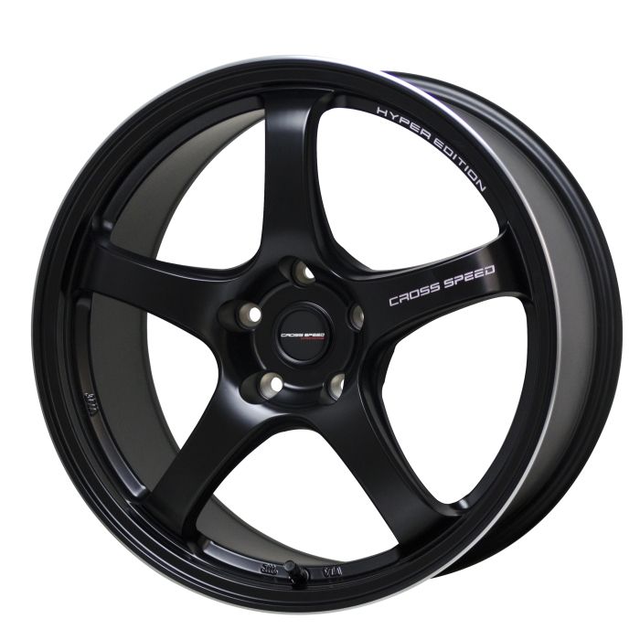 ホイール4本セット CROSS SPEED CR5 セミグロスブラック 18インチ 7.5J 48 5H-114.3