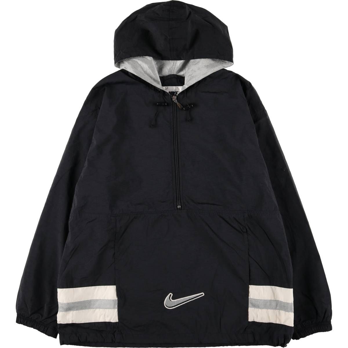 古着 90年代 ナイキ NIKE バックロゴ アノラックパーカー メンズM相当