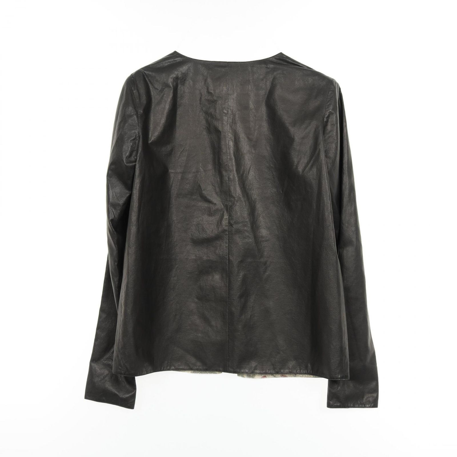 シャネル CHANEL ノーカラージャケット P50696W05613 レザー