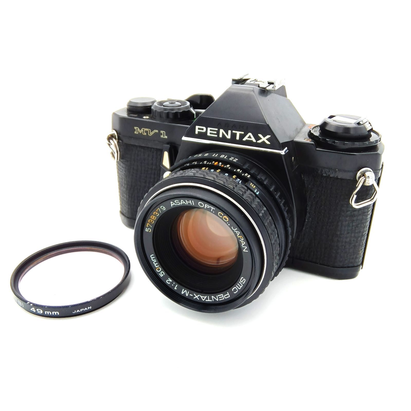 Pentax MV-1 黒 SMC PENTAX-M 50mm f2 整備済 Pentax MV-1 黒 SMC PENTAX-M 50mm f2 整備済