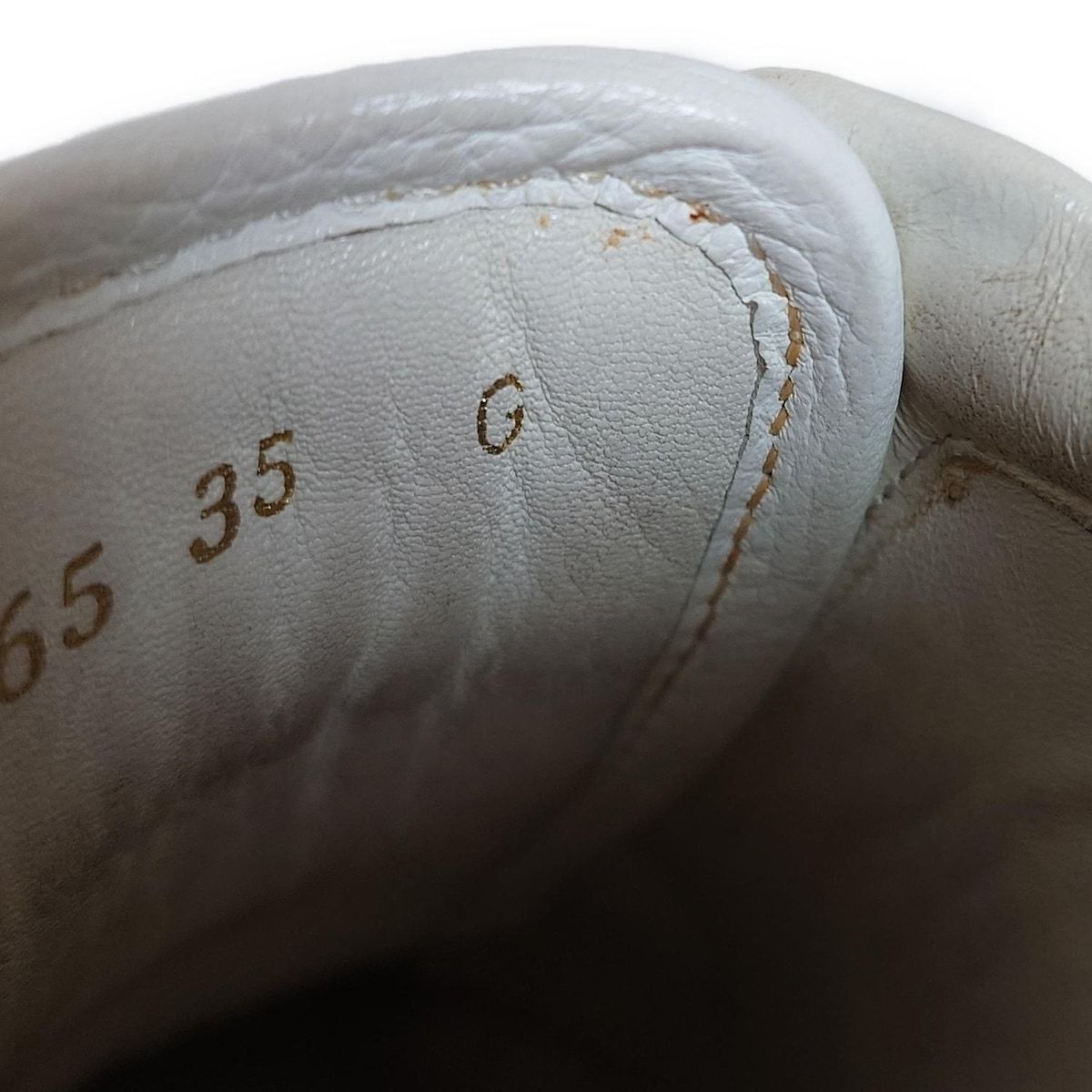 GUCCI(グッチ) スニーカー 35 レディース - 225665 白×グリーン GUCCI(グッチ) スニーカー 35 レディース - 225665 白×グリーン