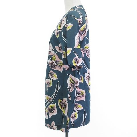 マルニ MARNI バンブー柄 トップス シャツ 半袖 ブラウス 総柄 マルニ MARNI バンブー柄 トップス シャツ 半袖 ブラウス 総柄