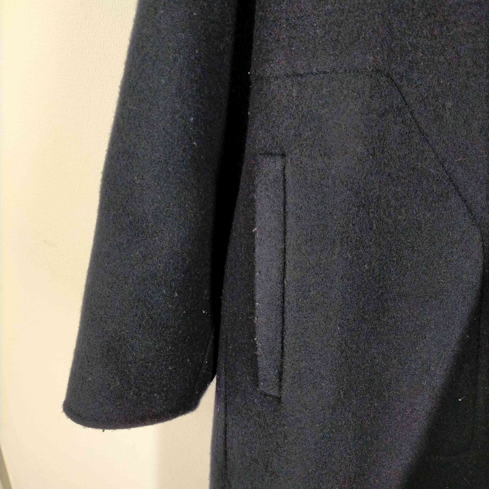 エブール ebure 別注 Geelong Lamb Melton Long Coat レディース 36 