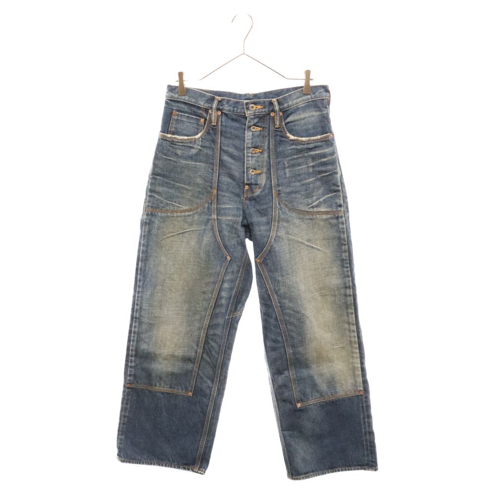 SUGARHILL (シュガーヒル) MUSTY FADED DOUBLE KNEE DENIM PANT ボタン