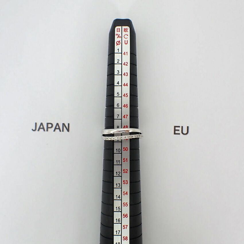 ヴァンドーム K18WG ダイヤモンド リング /9号/g502-45 - メルカリ 