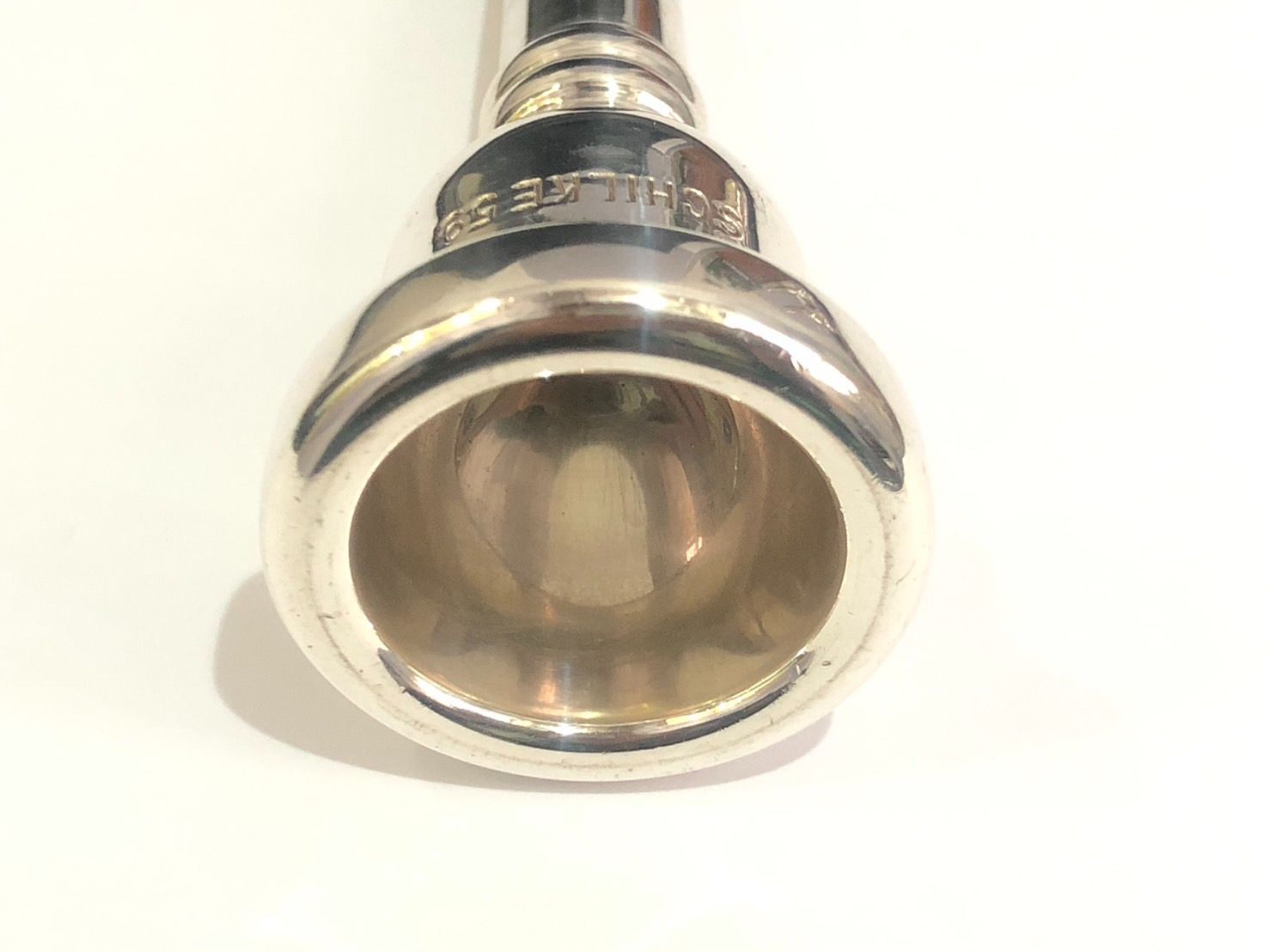 Laskey 59MD トロンボーンマウスピース Laskey 59MD SP 太管 マウスピース トロンボーン ユーフォニアム 銀