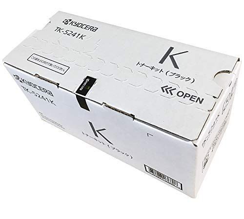【KYOCERA純正】トナーカートリッジブラック TK-5241K(ECOSYS M5526cdw，P5026cdw向け)