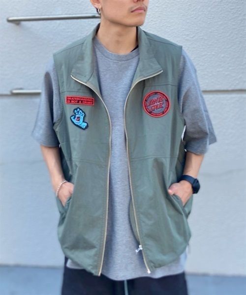 SANTA CRUZ ベスト　ベージュ ムラスポ公式】SANTA CRUZ サンタクルーズ SC SPRING VEST